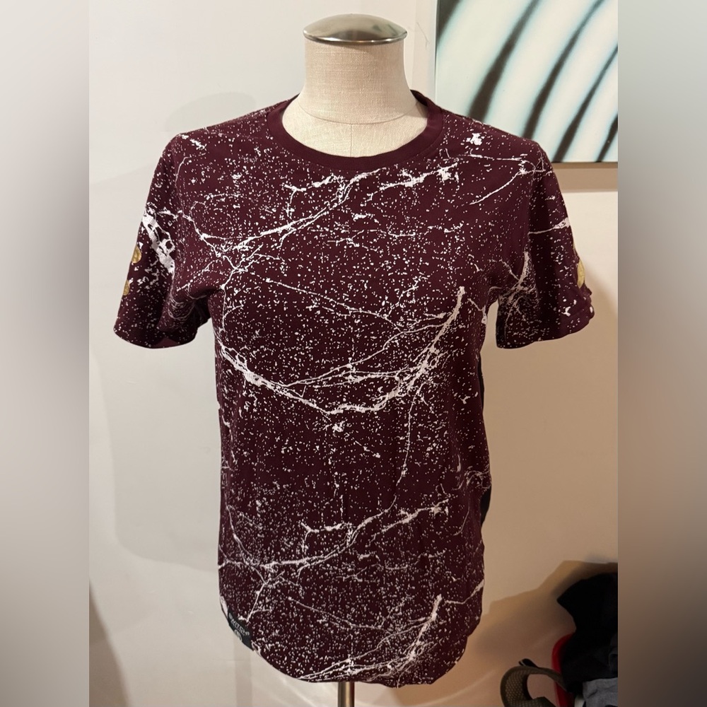 Switch Splatter Men's T-Shirt Maroon